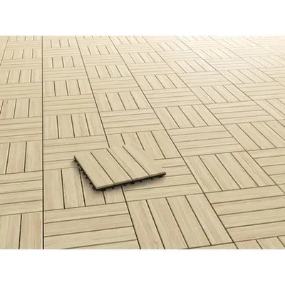 Drvene pločice za terasu sa klik sistemom 4 pcs 30 cm x 30 cm x 2,5 cm