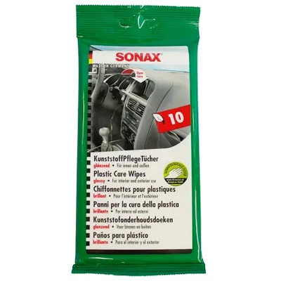 SONAX maramice za njegu plastike 10 kom
