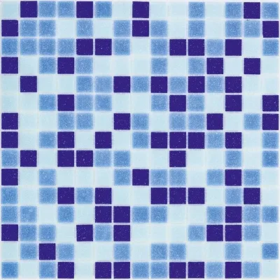 Stakleni mozaikt tamno plavi mix 32,7x32,7