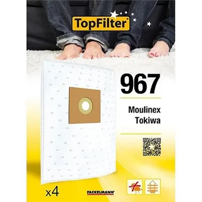 Top Filter vrećice za usisivač 4 kom Moulinex Tokiwa 64967