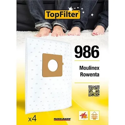 Top Filter vrećice za usisivač 4 kom Moulinex Rowenta 64986