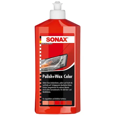 SONAX poliranje i vosak COLOR Nano Pro crveni 500 ml