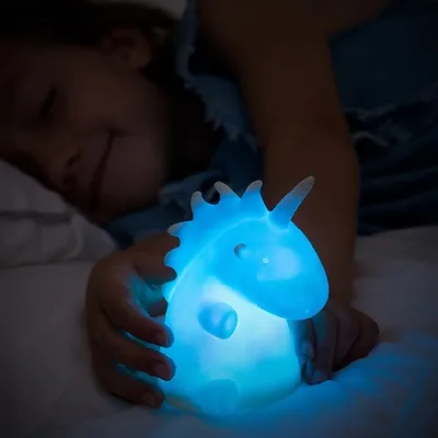 LED višebojna dječja svjetiljka jednorog