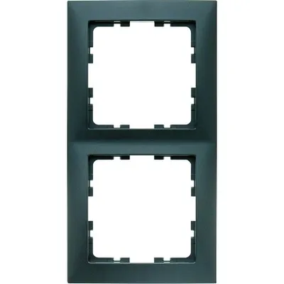 Hager Okvir 2-struki S.1/B.3/B.7 antracit mat Berker