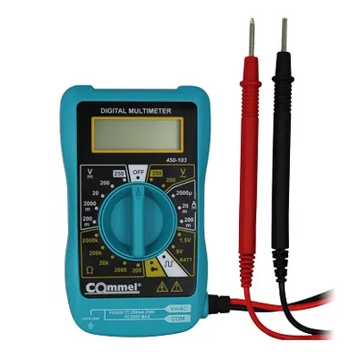 Commel Digitalni multimetar 1 x 12V, 23A