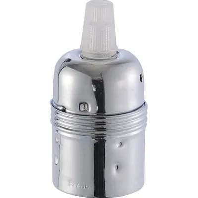 Grlo za sijalicu boja srebra E27/60W
