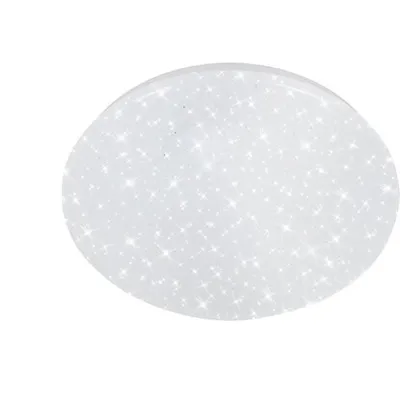 Briloner LED stropna svjetiljka bijela zvjezdano nebo IP44 Ø28 cm
