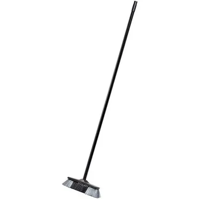 LUX Metla sa drškom sobna 27 cm crna