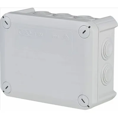 LUX Razvodna kutija N/Ž 150mm x 116mm siva IP66