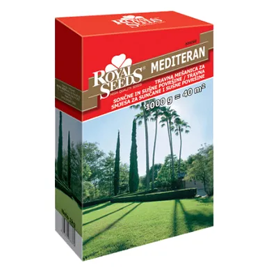 ROYAL SEEDS travna smjesa Mediteran 1 kg za 40m²