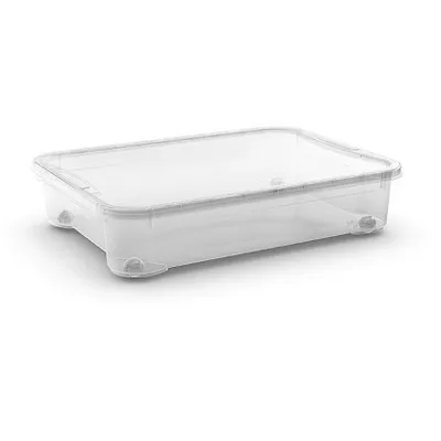 Kutija T Box XXM na točkiće 54 l providna 58x79,50x18 cm