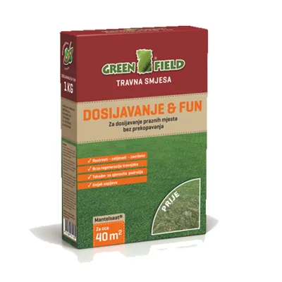 Greenfield Dosijavanje &amp;amp; Fun trava 1 kg za 40m²