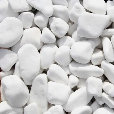 Scherf mramorni ukrasni oblutak Thassos bijela 25-50 mm 25 kg