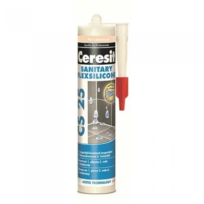Ceresit CS 25 sanitarni silikon 300 ml, caramel 46