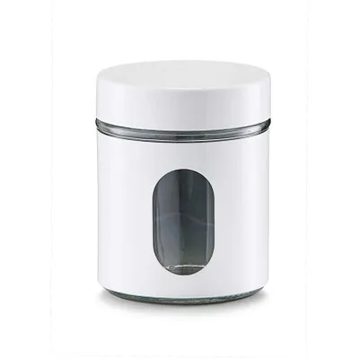 Doza kuhinjska bijela 600 ml Ø10,2x12,5 cm