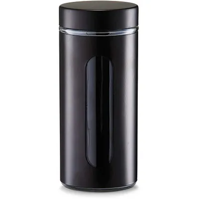 Doza kuhinjska crna 1200 ml Ø10,2x23 cm