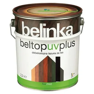 Belinka Beltop UV lazura za zaštitu drveta 5 ebanovina 2,5 l