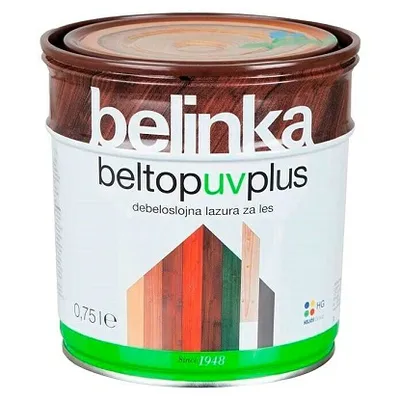 Belinka Beltop UV lazura za zaštitu drveta 4 orah 750 ml