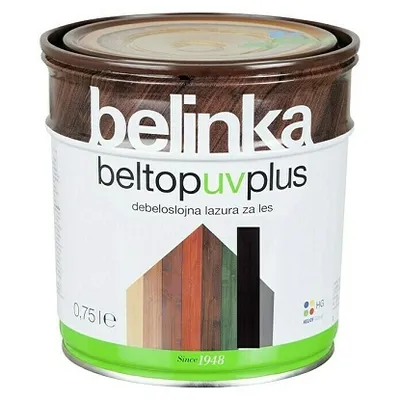 Belinka Beltop UV lazura za zaštitu drveta 5 ebanovina 750 ml