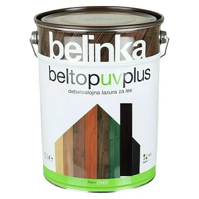 Belinka Beltop UV lazura za zaštitu drveta 5 ebanovina 5 l