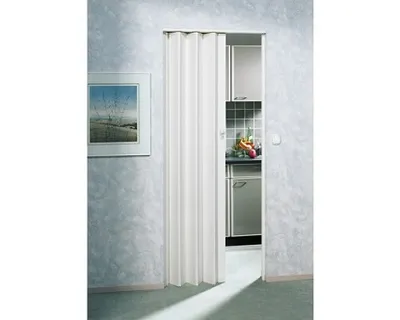 Vrata harmonika Eorostar bijela 205x83 cm