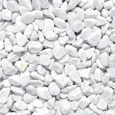 Scherf mramorni ukrasni oblutak Carrara bijela 16-25 mm 25 kg