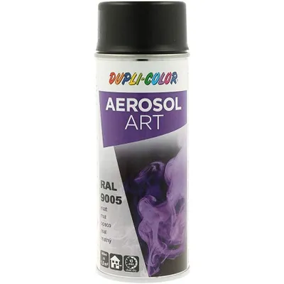 Dupli-Color Aerosol art lak sprej RAL 9005 crni mat 400 ml