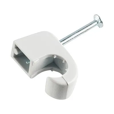 LUX Obujmice za kablove Ø 7 mm – Ø 12 mm 200 kom. sive