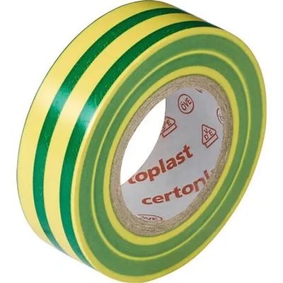 LUX Izolir traka 15 mm x 10 m zeleno-žuta