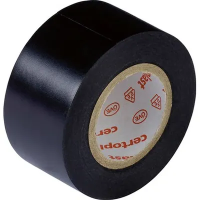 LUX Izolir traka 25 mm x 10 m crna