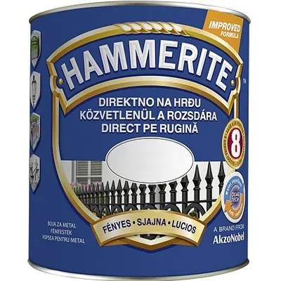 Hammerite sjajni lak 3u1 bijela 2,5 l