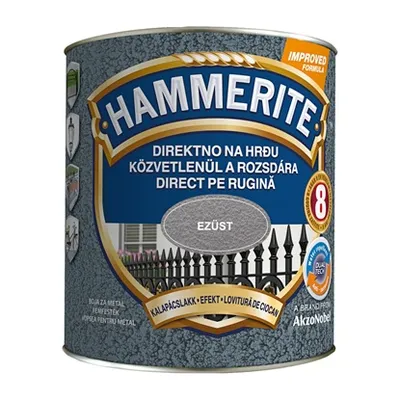 Hammerite Max Efekt lak srebrno sivi 2,5l