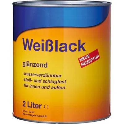 Bijeli lak sjajni 2 l