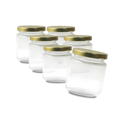Tegla niska 370 ml +poklopac  6 kom