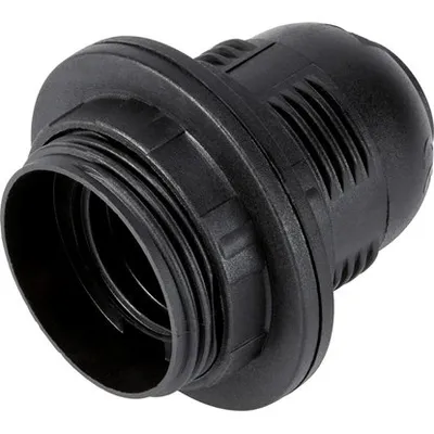LUX Grlo za sijalicu E27 crno