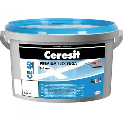 Ceresit CE 40 fleksibilna masa za fugiranje 01 2 kg, bijela