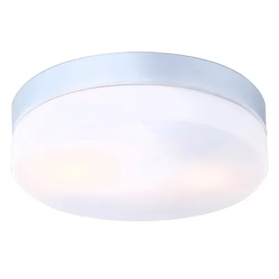 Globo stropna kupatilska svejtiljka opal Vranos IP44 Ø24 cm