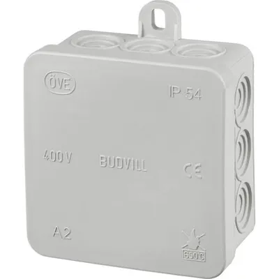 LUX Razvodna kutija N/Ž 75mm x 75mm siva IP54