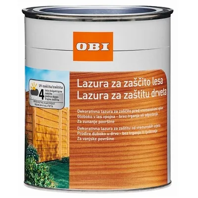 OBI zaštitna lazura za za drvo bezbojna 750 ml