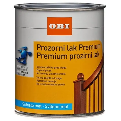 OBI Premium bezbojni lak prozirni mat 750 ml