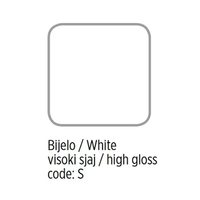 1 Bijeli ormarić 60 cm