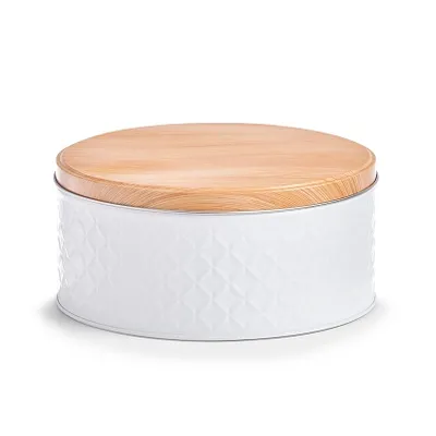 Box Scandi metalni bijeli Ø20x9,3 cm
