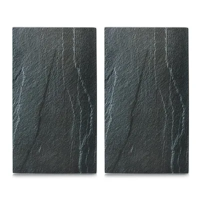 Staklena daska za rezanje 30x52cm Slate set 2 kom