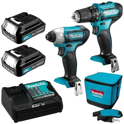 Makita akumulatorski set bušilica-odvijač i udarni odvijač CLX224SA