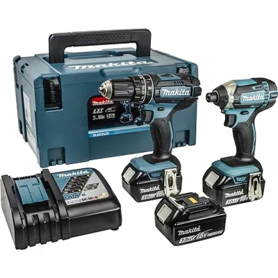 Makita akumulatorski set bušilica odvijač DLX2131JX1