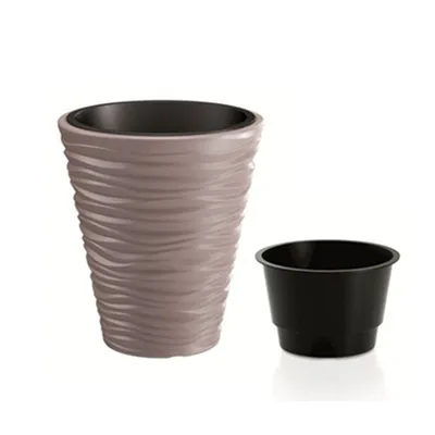 Saksija sa uloškom SAND 29,5 cm moka