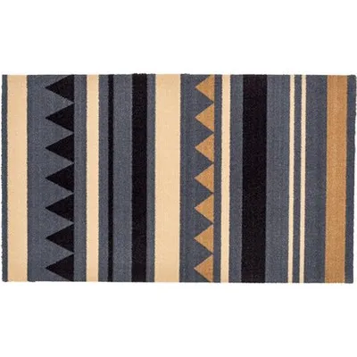 Prostirka Miabella 66 x 110 cm Streifen Grau-Braun