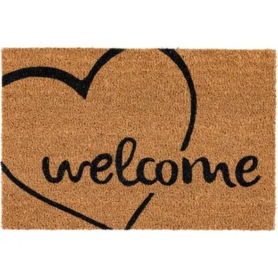 Otirač za obuću Coco Smart 40 x 60 cm Welcome srce