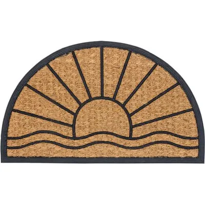 Otirač za obuću Coco Deluxe Light 45 cm x 75 cm sunce polukružni