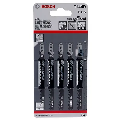 Bosch List za ubodnu pilu T144D 5 kom.